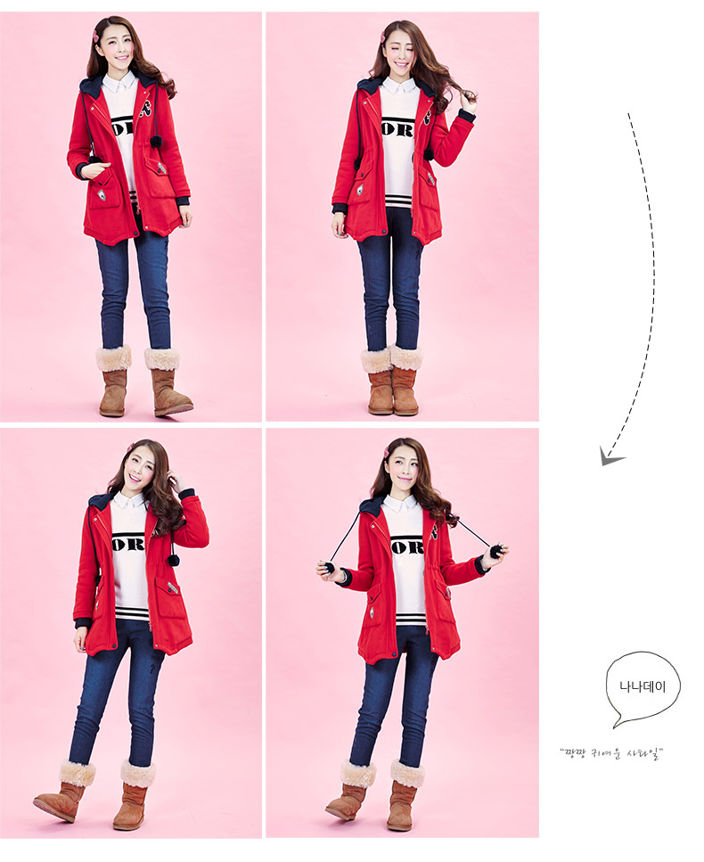 Manteau pour fille en mélange - Ref 2162454 Image 23