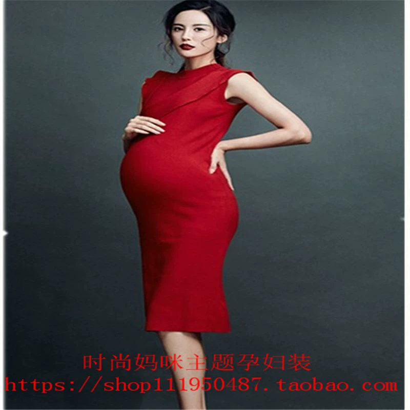 Quần áo bà bầu 2019 thời trang mới Phụ nữ mang thai ảnh chụp ảnh quần áo Phụ nữ mang thai Phụ nữ mang thai chụp ảnh quần áo