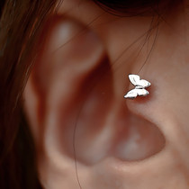 Small butterfly earrings made in Korea Hyuna mini exquisite mini butterfly ear bone nails small ears earrings screw women