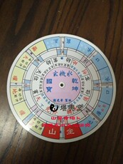 Китайский компас 精致三元乾坤国宝附指向转罗盘 附说明 谢光華制作