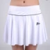 Mùa hè phụ nữ lỏng lẻo kích thước lớn váy tennis trắng thể dục nhịp điệu Jiamusi cầu lông váy váy váy trò chơi bộ thể thao nữ Trang phục thể thao