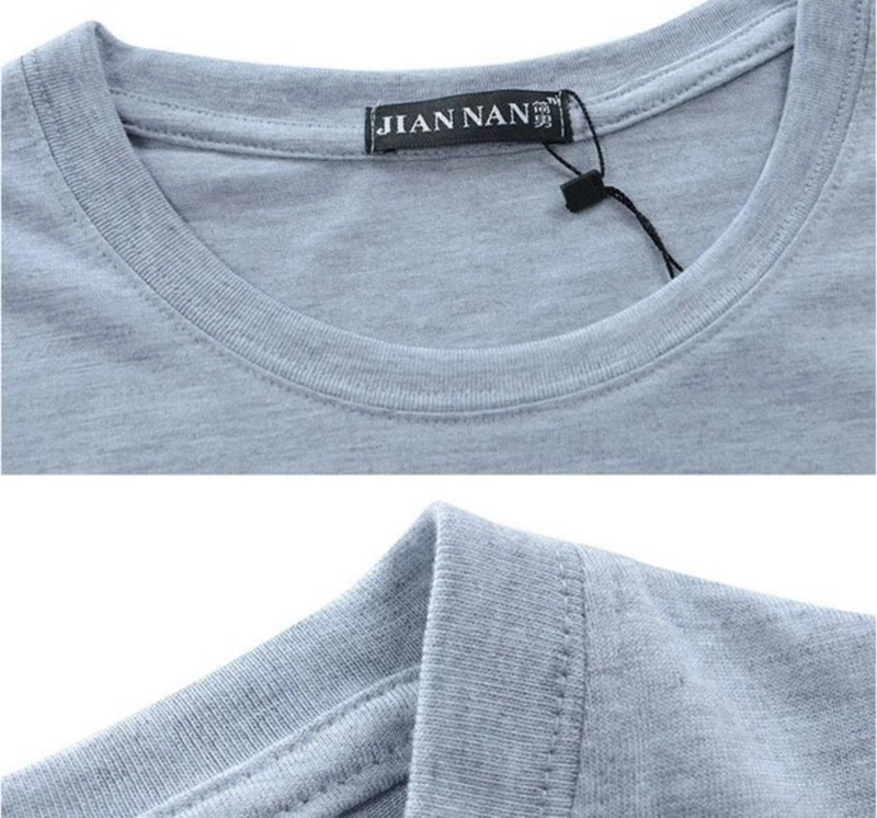 Mùa hè mới cotton nửa tay áo thun nam tay ngắn Quần áo nam béo cộng với phân bón XL người béo áo thun rộng Mẫu áo phông nam đẹp 2019