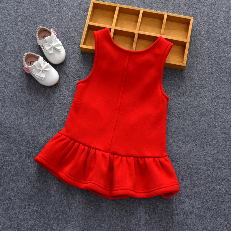 Váy vest bé gái 1-3 tuổi trẻ em váy sling mùa thu và mùa đông trẻ em váy bé mùa đông váy bé 5 mùa thu nữ chân váy cho be gái 12 tuổi