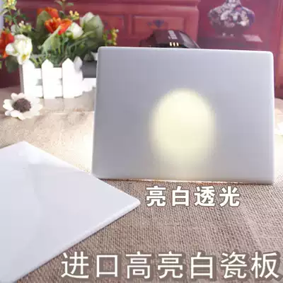 Rectangular porcelain statue Hand-painted printed porcelain plate Ceramic tile high white oval porcelain plate Tombstone Cemetery photo custom high white glaze