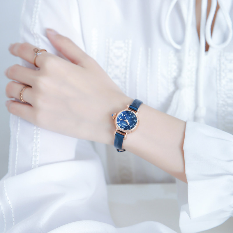 Poly Hour Watches Schoolgirl Brief Temperament Inwind Small Crowd Design Small And Delicate Little Watch Dish Waterproof Women's Watches
