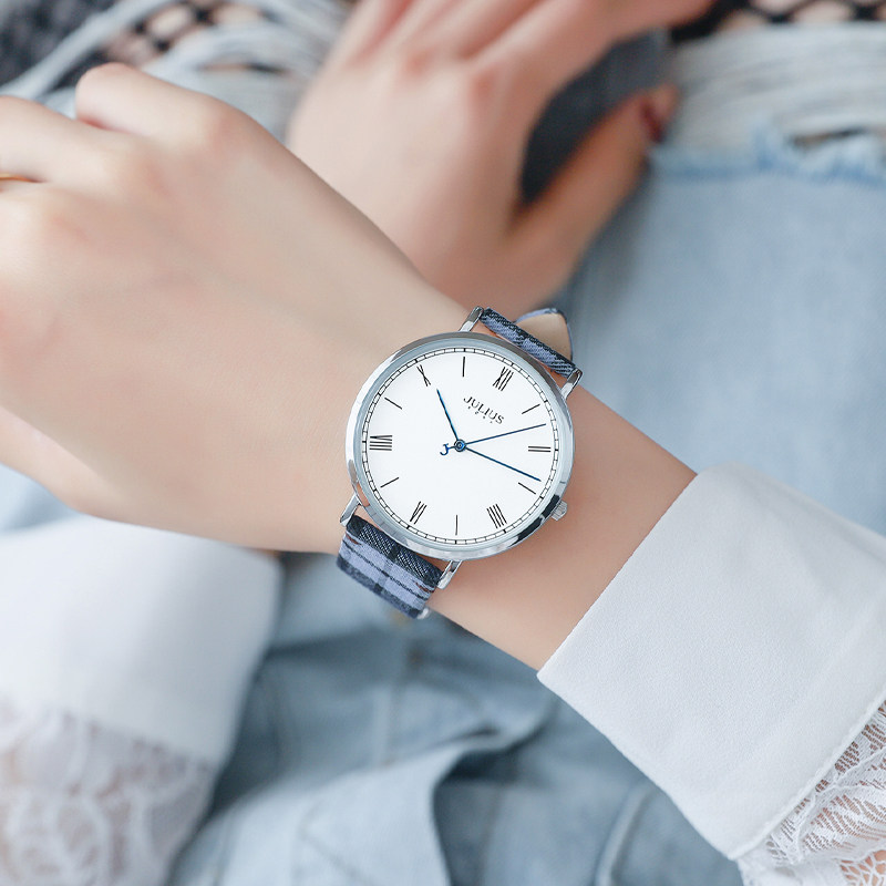 Poly Hour Watches Woman minimalist Temperament Ins Wind Small Crowd Design Sense Superior Large Dial Waterproof Lady Quartz