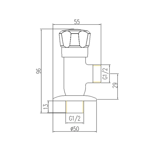 Guu Mu Guard Careing Clape Every Word Calve Clean Copper Chrome Spected Aring вытягивает утолщенный и холодный треугольник.