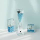 Космический космонавт, настольная космическая синяя подвеска подходит для мужчин и женщин для друга, песочные часы, подарок на день рождения, широкая цветовая палитра