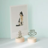 Симпатичная креативная металлическая подпись с фотопроводками