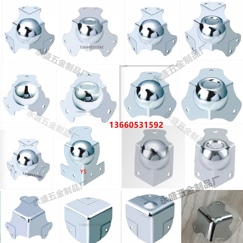 Air Box Accessories Thickened Protective Corner Square Round 6 Holes Right Angle Ball Bag Transport Crash Anti-Wear Bag Corner Ball Bag