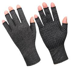 Outdoor Half-Finger Compression Gloves for Cycling Joint Care and Recovery, Cycling Sports Fitness Gloves, Fingerless Half-Finger