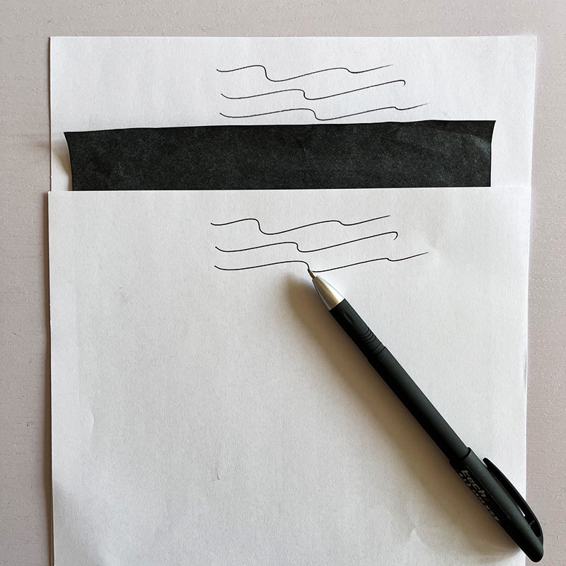 4K Large Black Single-Sided Tracing Paper for Hand-Drawing, Tracing, Rubbing, and Transfer Printing, Single-Sided Tracing Paper, Blue Tracing Paper