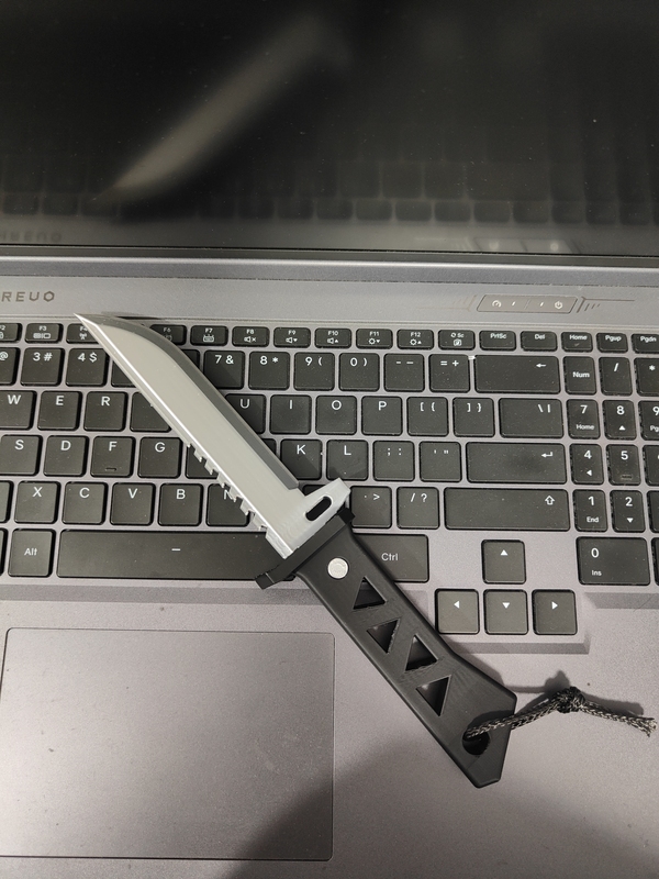 Fearless Contract Valorant Alien Hunter Knife Skinning Knife Cosplay Prop