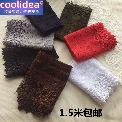 coolidea Многоцветная кружевная юбка, увеличенная толщина, с вышивкой, кружевное платье