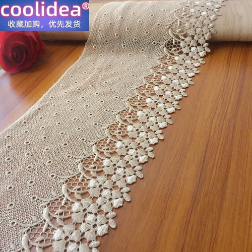 coolidea Многоцветная кружевная юбка, увеличенная толщина, с вышивкой, кружевное платье