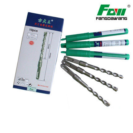 Fang Dawang Cement mixed earth open pore drill bit square shank drill bit electrochung drill bit square handle impact drill bit-Taobao