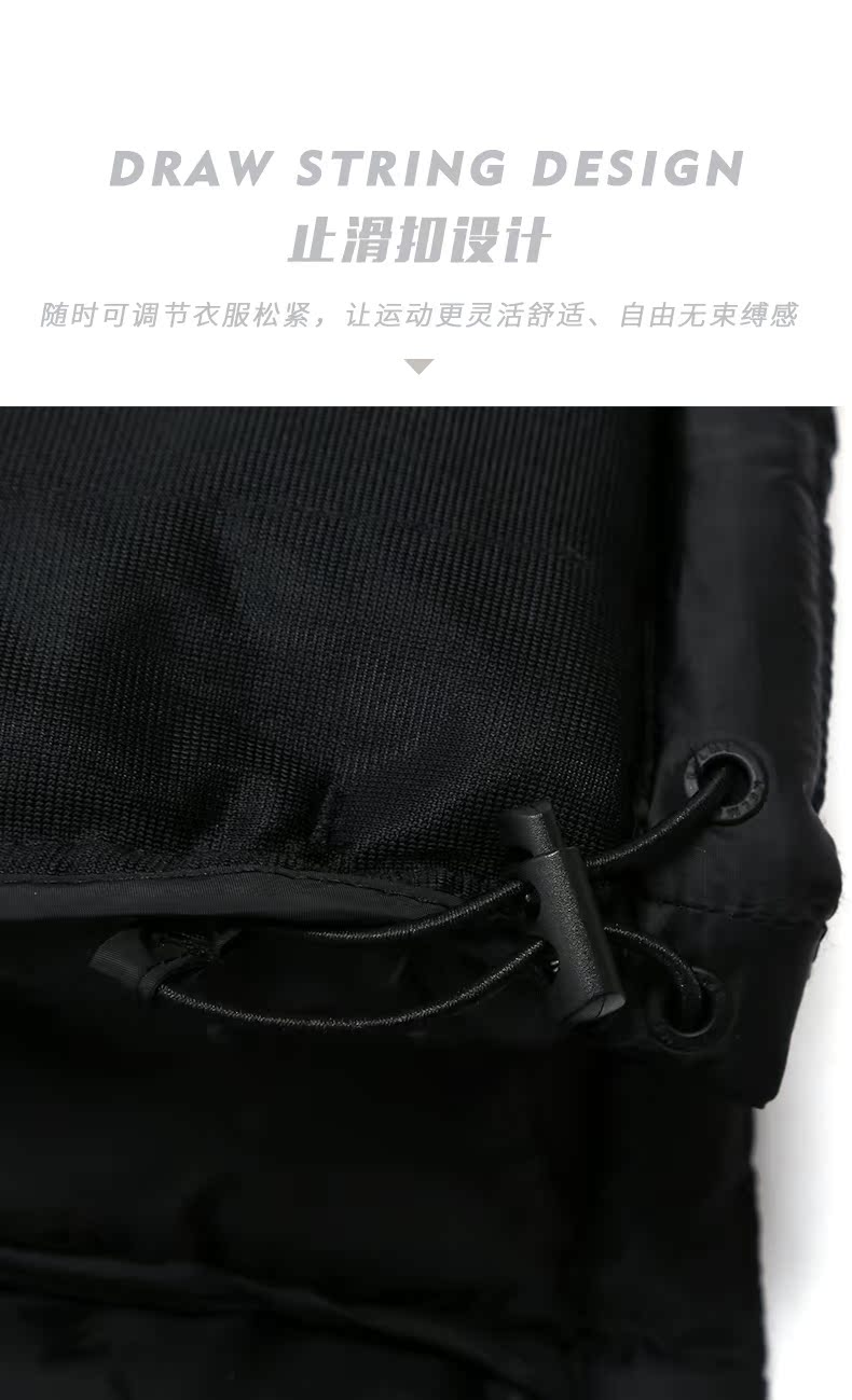 KELME Kalmei thể thao nam mùa thu đông cotton vest đứng cổ áo kích thước lớn không tay áo cotton giản dị vest vest áo khoác adidas trang