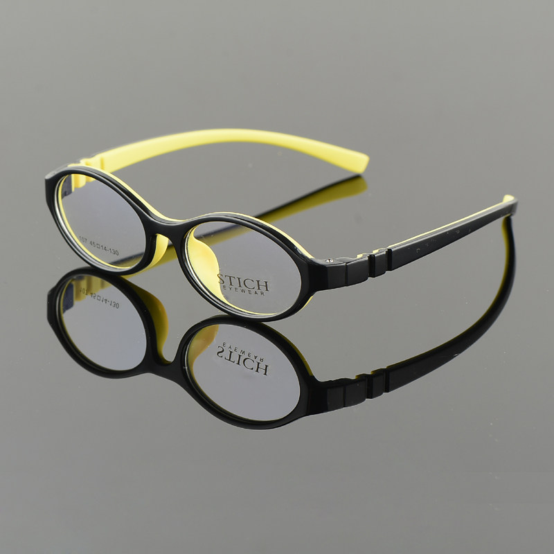 Ultra light TR90 SILICONE GLASSES Myopia Myopia far sighted Vision Ophthalmology Hospital Recommended Children's Eye frames 4-6 years old