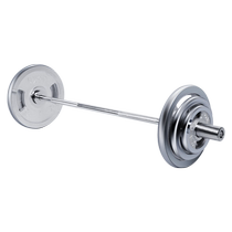 Olympic electroplated barbell dumbbell piece cast iron large hole bell bar home weightlifting squat arm muscle fitness equipment set