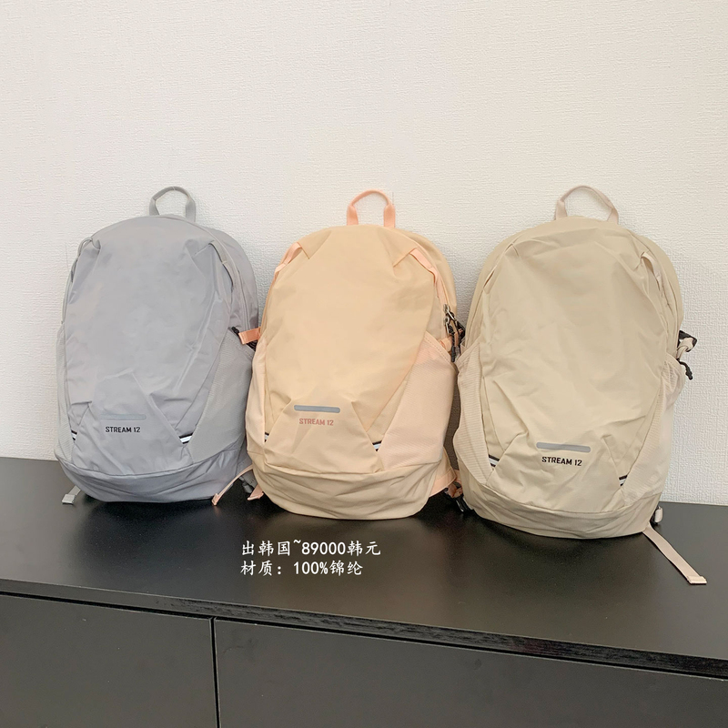 Zhuchunxi |   @Stre 12L Large-Capacity Waterproof Lightweight Zipper Closure Backpack, Unisex Style