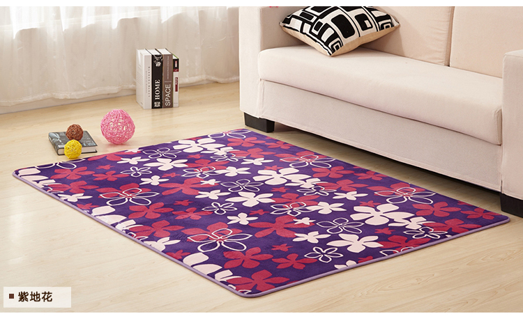 Có thể giặt tay thảm phòng ngủ đầu giường chăn phòng khách sofa bay cửa sổ phòng chiếu hình chữ nhật sàn thấm - Thảm sàn thảm cao su chống trượt nhà tắm