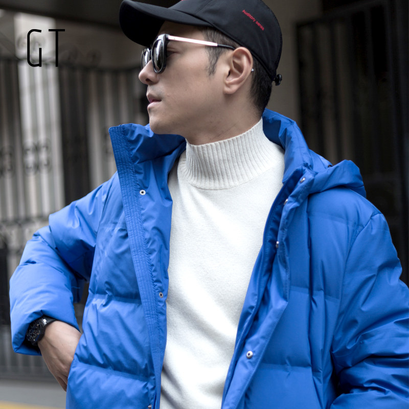 拉夏贝尔旗下 GARTINE 萨缇尼 防泼水中长款连帽男式羽绒服 天猫优惠券折后¥599包邮(¥1099-500)多色可选