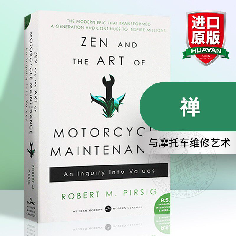 📖深度灵魂之旅：正版《Zen and the Art of Motorcycle Maintenance》英文原版震撼来袭！🧠-娱乐时尚类原版 ...