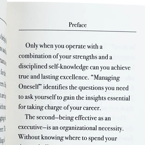 Оригинальная английская версия «Управление собой» Harvard Business Review Классика «Управление собой — ключ к успеху» Английская версия в твердом переплете Импортированная оригинальная английская книга