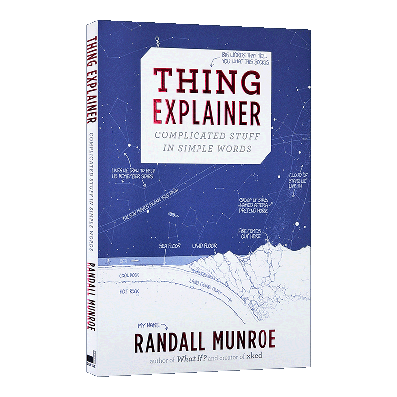 英文原版 Thing Explainer 万物解释者 比尔盖茨书单推荐 what if作者 兰道尔门罗 科普热点读物书籍 精装 英文版 进口 ...