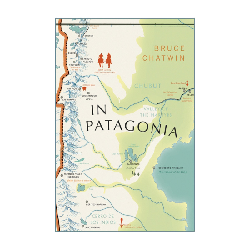 English Original Version in Patagonia Vintage Voyages on the Patagonian Plateau by Bruce Chatwin English Edition Imported English Original Book