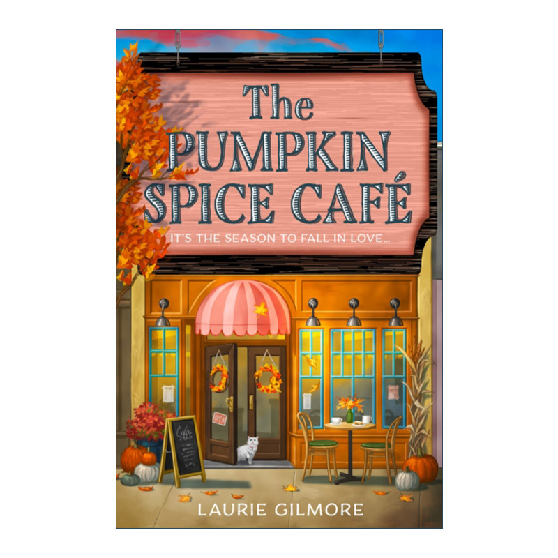 The Original English Version of the Pumpkin Spice Café, a Bestselling Romantic Novel by Laurie Gilmore, English Version, Imported Original English Book