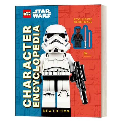 Энциклопедия персонажей LEGO Star Wars, новое издание, оригинальные английские книги Энциклопедия персонажей LEGO Star Wars, новое издание, английская версия, импортированные оригинальные английские книги