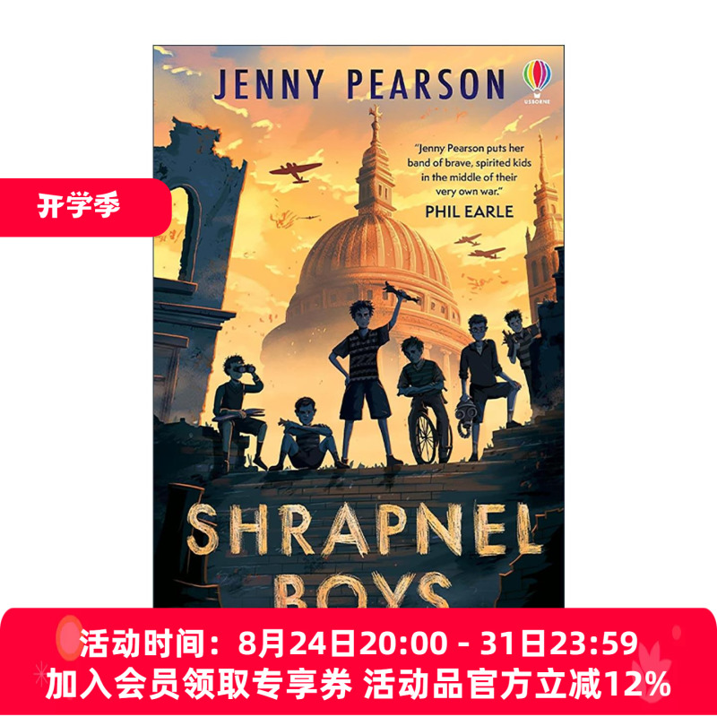 English Original Version Shrapnel Boys, Usborne Children's World War Ii Historical Novel, English Version, Imported English Original Books English Original Version Shrapnel Boys, Usborne Children's World War Ii Historical Novel, English Version, Imported English Original Books