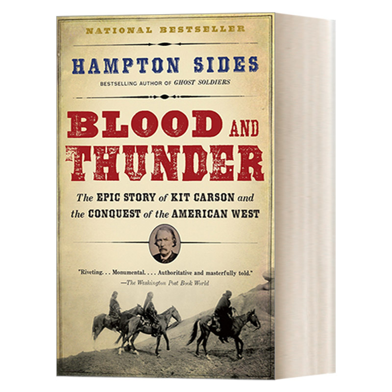 English Original Version Blood and Thunder the Epic Story of Kit Carson and His Conquest of the American West Historical Biography English Edition Imported English Original Book
