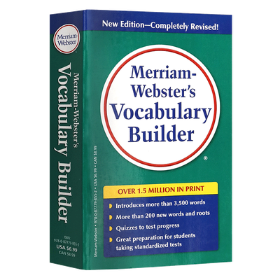 英文正版进口 韦氏字根词根词典韦小绿