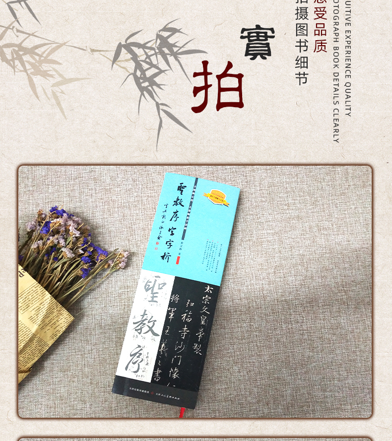 王羲之圣教序字字析 黄文新著 碑帖笔法临析毛笔书法临摹软笔笔法解析书法教程 天津人美