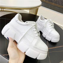 Thick Bottom SW Small White Shoes 2022 Spring Autumn New Leather 100 Hitch Sports Casual Lacing Comfort Muffin Woman Single Shoe Tide