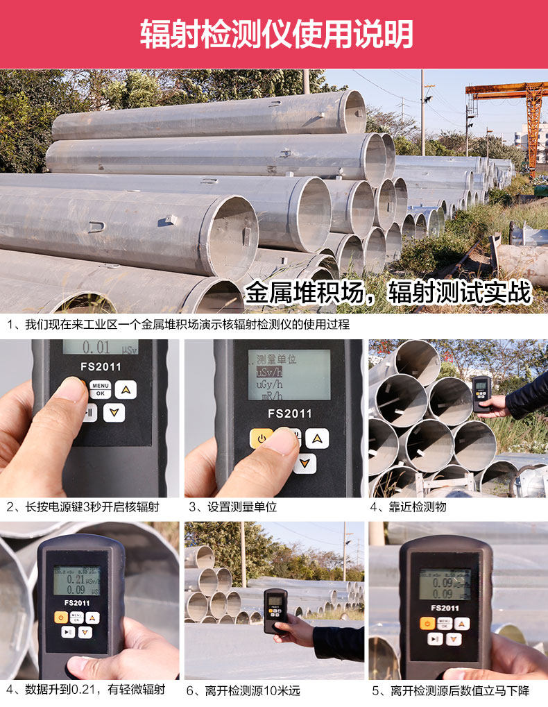 Детектор радиации None ETCR FS2011 XY