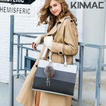 New fashion document tote bag laptop laptop shoulder shoulder bag bag female carrying leather wild 13