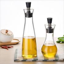 Home glass oil pot soy sauce bottle vinegar bottle vinegar bottle vinaigrette bottle oil tank household glass kitchen heat-resistant oil bottle