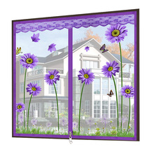 免打孔自吸磁性防蚊纱窗门帘