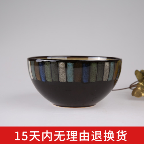 California style ceramic tableware yuquan 】 【 rice bowls western - style salad bowl contracted creative 6 inches