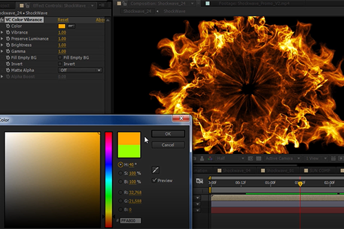 AE插件-快速染色/着色插件 VideoCopilot Color Vibrance 1.0.6 Win/Mac