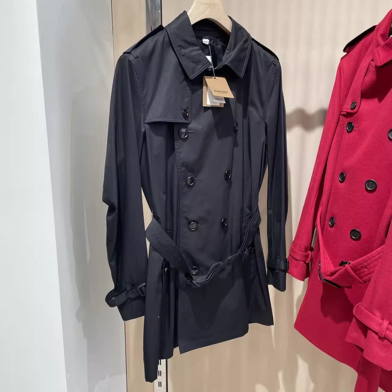 Domestic Sales Agent for Burberry/Burberry Men's Mid-Length Trench Coat Britton with Belt 8062167