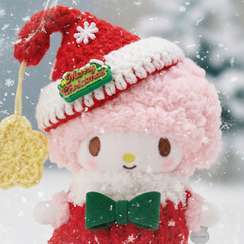 Japan's Toyuki Piano Christmas Series Small Wool Plush Dolls Are Given as Christmas Gifts