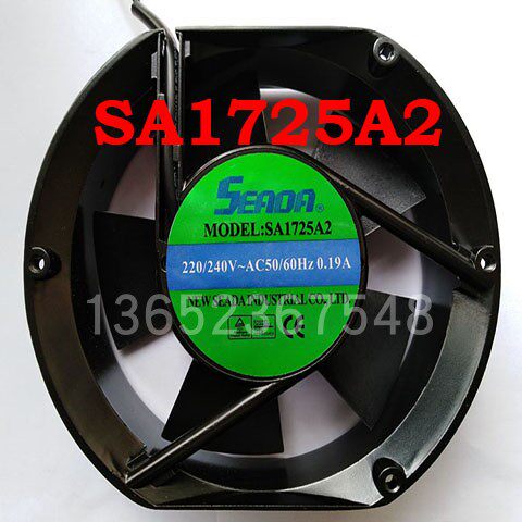 Taiwan's Lid SEADA 220V Cooling ventilator SA1725A2 capacitive cabinet Laser chiller fan