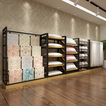 Quilt core four-piece pillow quilt pillow sheet fabric display rack home textile display cabinet props display cabinet