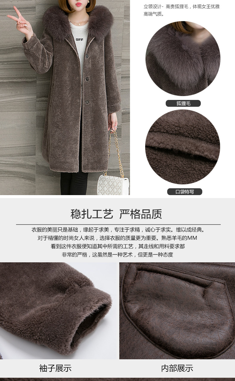 Manteau de fourrure femme - Ref 3174669 Image 8