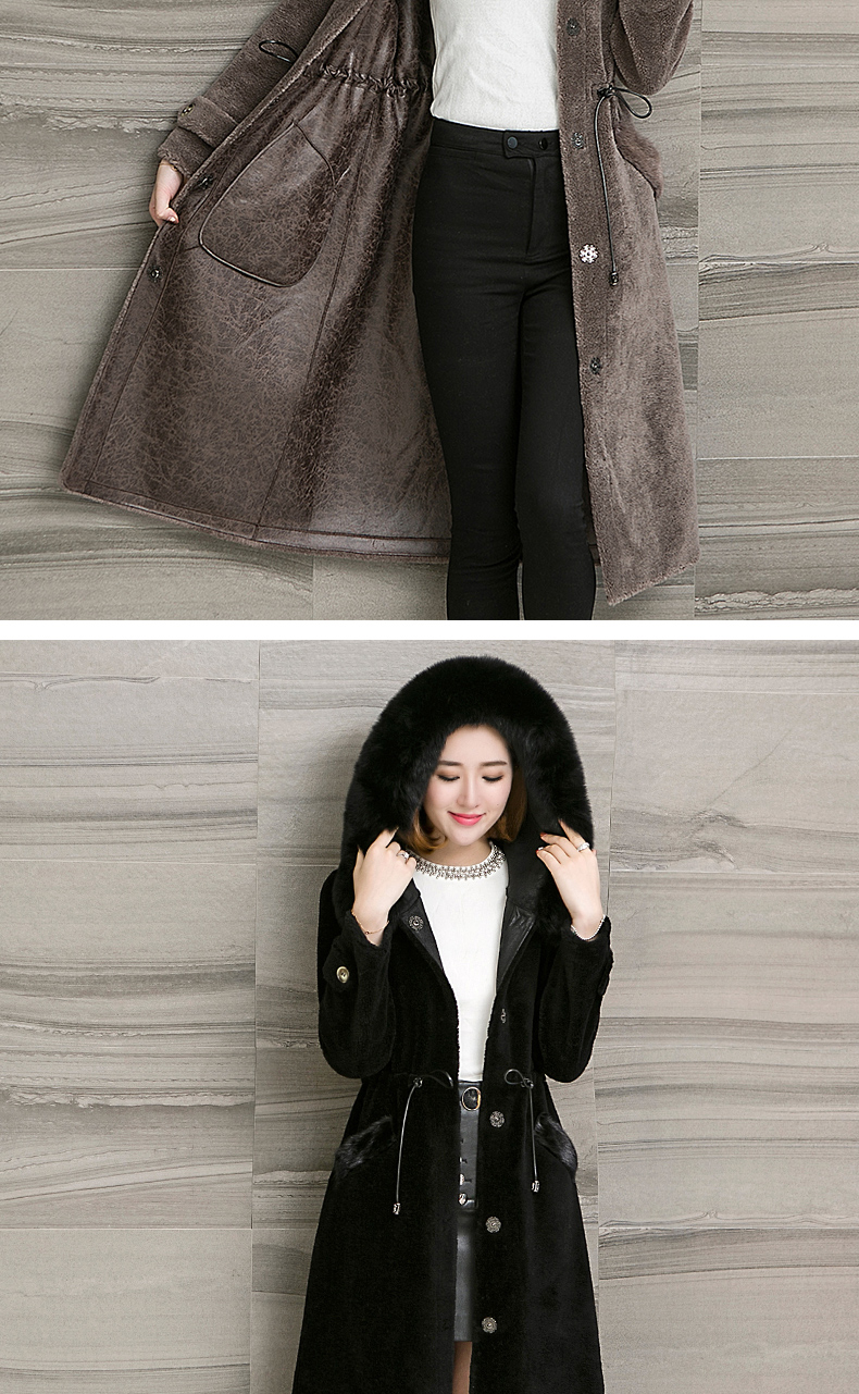 Manteau de fourrure femme - Ref 3174221 Image 14