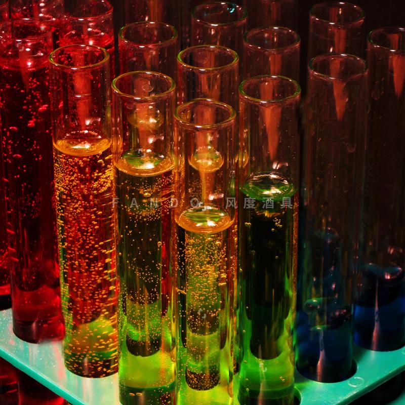 Bar cocktail ống nghiệm bar rượu thủy tinh ống nghiệm ống uốn ống nghiệm ống nghiệm rượu vang ktv đêm trường 10 - Rượu vang ly uống whisky